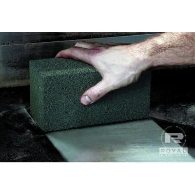 Dark Gray Scratch Free Griddle Grill Block Scouring Pad 