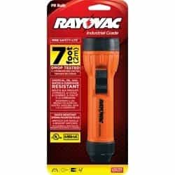 Ray-O-Vac 2D Orange Mine Safety Flashlight