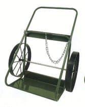 2 1/2" Green Steel Cart