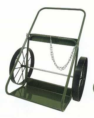 2 3/4" Green Steel Utility Cart