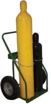 20" Cylinder Cart With Pneumatic Wheels