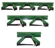Green Steel Wall Cylinders Brackets
