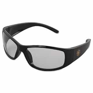 Elite Clear Safety Glasses with Black Frame and Anti-Fog Lens