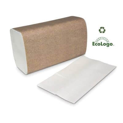 White, 250 Count 1-Ply Singlefold Universal Hand Towel-9.1 x 10.3