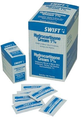 Hydrocortisone Cream Packets (20 per box)