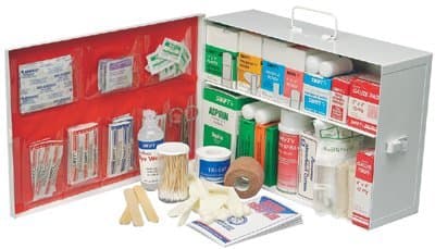 2 Shelf Small Industrial 140 First Aid Cabinets