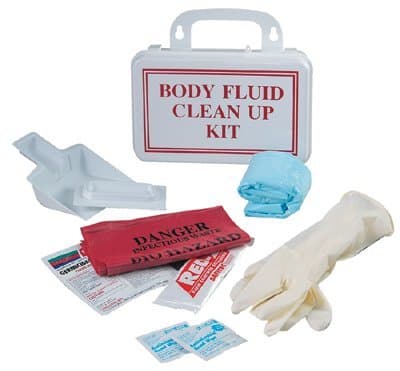 First Aid Body Fluid Clean Up Kit