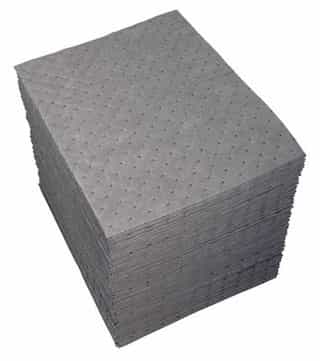 15"X19" Gray Dimpled Universal Sorbent Pads