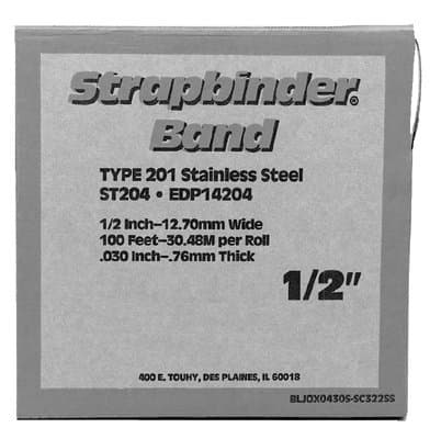 Strapbinder 1/2 Inch X 100' Bands