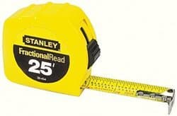 Stanley 3/4"X16'/5M Neon Yellow LeverLock Measuring Tape