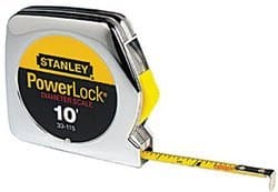Stanley 1/4" X 10'withDia. Powerlock Pocket Measuring Tape Rule