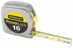 Stanley 3/4" X 16' Powerlock Pocket Measuring Tape Rule