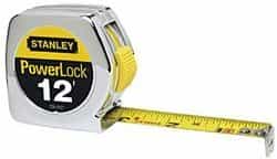 Stanley 3/4" X 12' Powerlock-in/Decimal Pocket Measuring Tape Rule