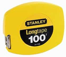 Stanley 100' Close Case Measuring Tape Long Tape