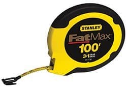 Stanley 100' Fat Max Measuring Tape Long Tapes