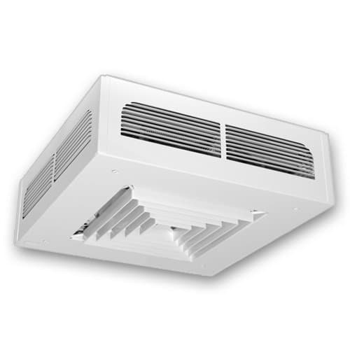 4000W Dragon Ceiling Fan Heater, 450 CFM, 13651 BTU/H, 208V, White