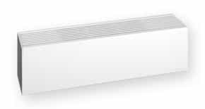 1000 Watt White Architectural Baseboard Heater, 240 V, 500W Per Linear Foot