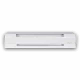 1000W White Baseboard Electric Convection Heater, 240V, 47.5 Inches