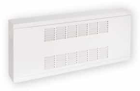 1250 W White Commercial Baseboard Heater, 240 V, 250 Watts Per Linear Foot
