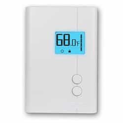 Smart Electronic Low Voltage Thermostat for Convection-Mode or Forced-Air Heating