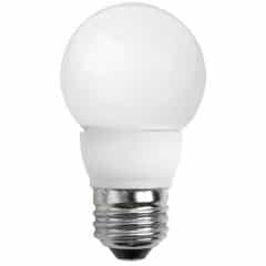 TCP Lighting 4W LED G16 Bulb, Dimmable, E26, 280 lm, 120V, 2700K, Frosted