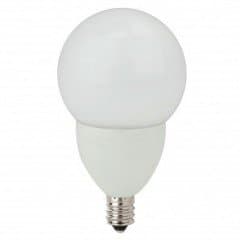 TCP Lighting 5W LED G16 Bulb, Dimmable, E12, 300 lm, 120V, 2700K, Frosted
