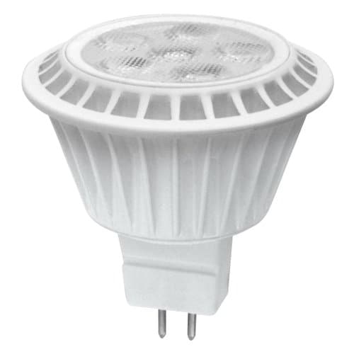 TCP Lighting 7W 12V Dimmable MR16 LED Bulb, 3000K, 20 Degree