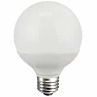 8W Dimmable Smooth G25 Frosted LED Bulb, 2700K
