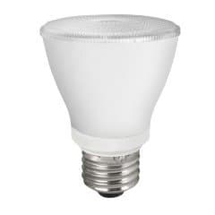 TCP Lighting 8W 3000K Narrow Flood Dimmable LED PAR20 Bulb