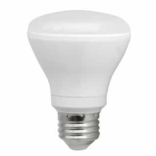 8W Dimmable Smooth R20 LED Bulb, 2400K