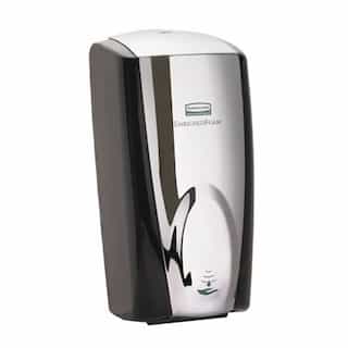 Autofoam Wall Mounted Soap Dispenser, Black/Chrome