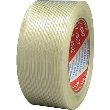 60 yd x 2" Clear Tensilized Polypropylene Filament Strapping Tape