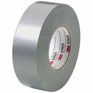 2" x 60 yd Economy Grade Silver Duct Tape