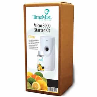 Timemist 3000 Shot Micro Starter Kit, Citrus, White/Gray