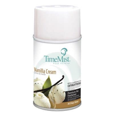 Timemist Vanilla Cream, Metered Aerosol Fragrance Dispenser Refills-5.3-oz