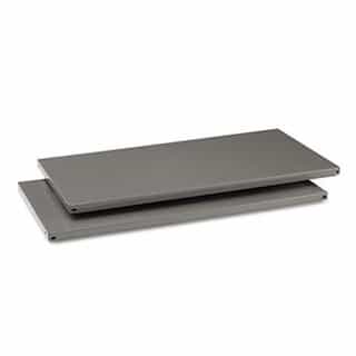 Tennsco Medium Gray 75 in. High 5-Shelf Metal Shelving