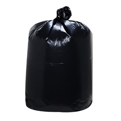 Trinity Black, 10 Gallon 1 Mil Low-Density Can Liners-24 x 23