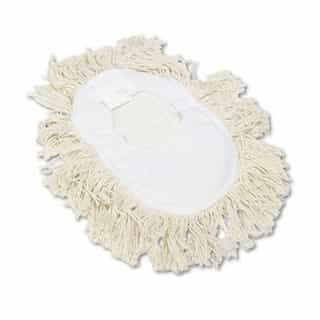 Boardwalk White Cotton Wedge Dust Mop Head