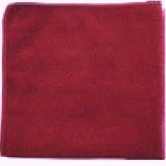 Boardwalk Unisan Lightweight Microfiber Red Cleaning Cloths
