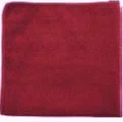 Boardwalk Unisan Lightweight Microfiber Red Cleaning Cloths