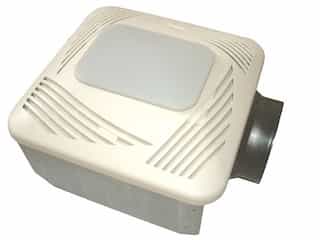 Bathroom Exhaust Fan w/ Nighlight & Fan Light, 180 Sq. Ft, 110 CFM