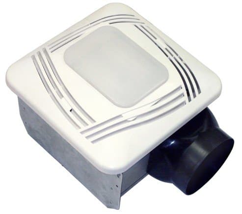 USI Bathroom Exhaust Fan w/ Nightlight & Fan Light, 95 Sq. Ft, 80 CFM