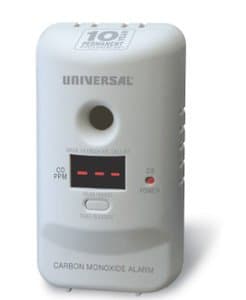 USI Smart Carbon Monoxide Alarm, Sealed Battery & LED Screen