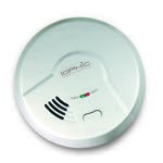 USI loPhic Smoke & Fire Detector, 9V Battery Operated