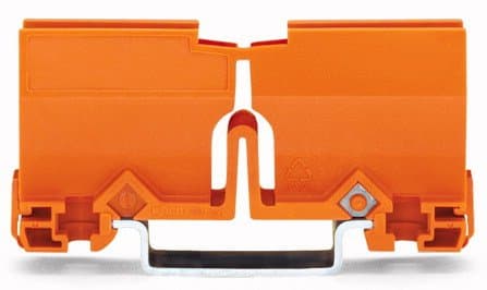Orange Mounting Carrier for 4 Pushwire Connectors