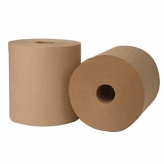 EcoSoft Green Seal Universal Roll Towels, Natural