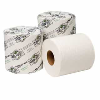 EcoSoft Universal Bathroom Tissue, 2-Ply, 500 Sheets Per Roll