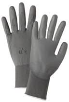 Extra Small Gray Polyurethane Coated Gloves