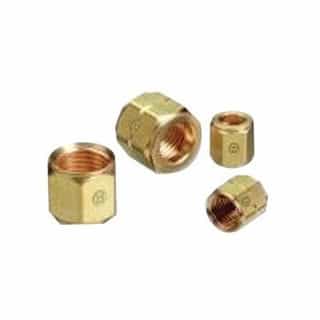 Hex Shaped Female Brass Gas Hose Nuts