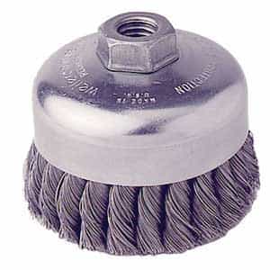 6" Single Row Knot Wire Cup Brush